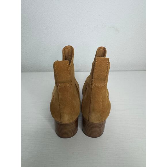 Rag & Bone Womens Walker Ankle Boots Size 36 or 6 Chestnut Tan Suede - Picture 6 of 7